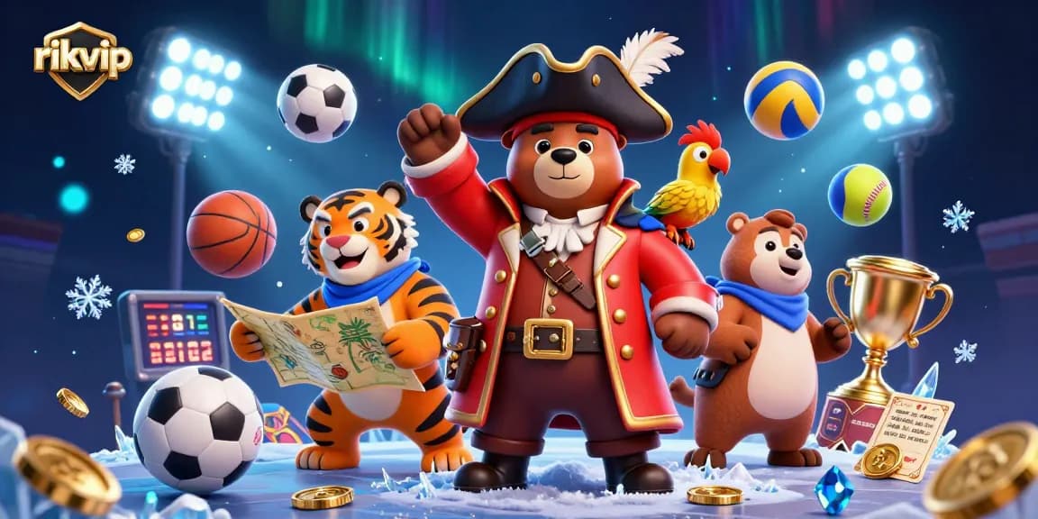 Engage in exciting gaming at rikvip with a vibrant 3D pirate-themed casino adventure.