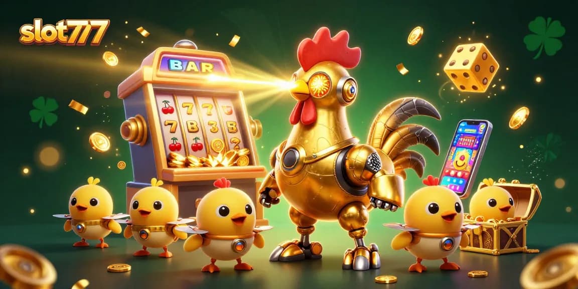 Experience exciting wins with slot777 at a colorful jackpot explosion in a vibrant casino.