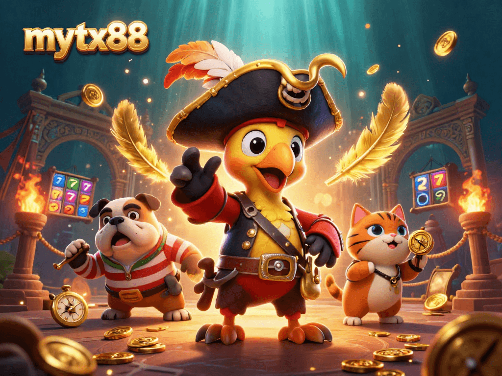 Experience thrilling wins at mytx88 with lively casino adventures featuring pirates and treasure.