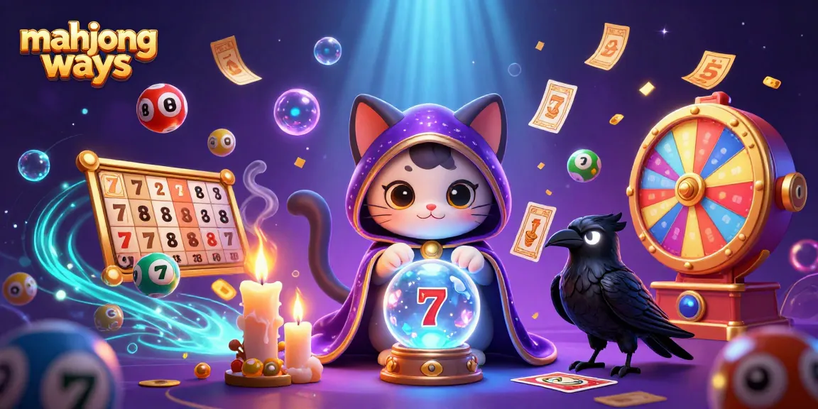 Experience the excitement of mahjong ways slots with a mystical cat and vibrant casino elements.