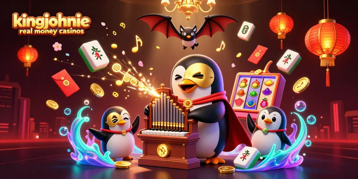 Experience thrilling action in kingjohnnie real money casinos with the penguin playing for big wins.
