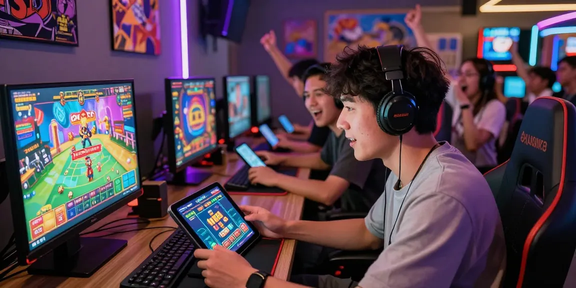 Engaging gamers on 68gamebai platform with vibrant visuals and community excitement.