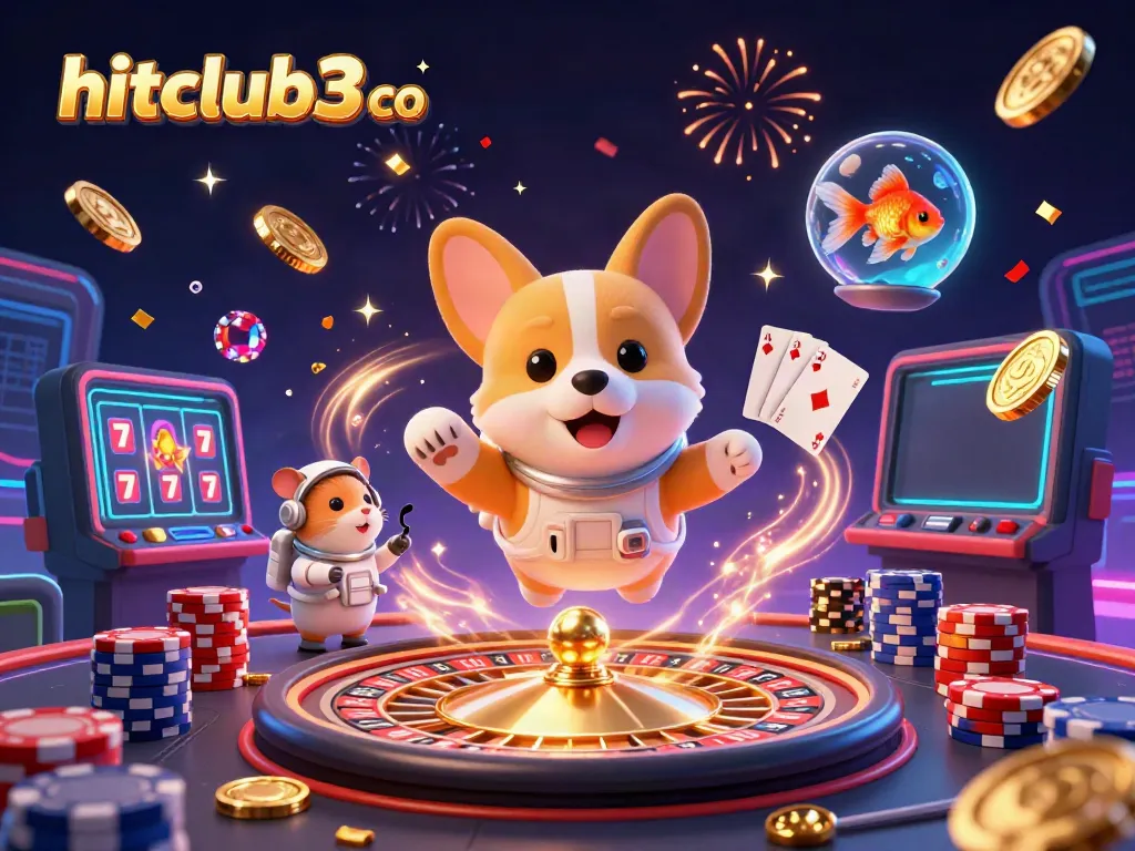 Delight in engaging gameplay at hitclub3 co with a corgi astronaut and exciting casino elements.