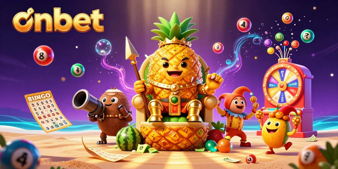 Win big with onbet in a vibrant casino scene filled with lottery excitement!