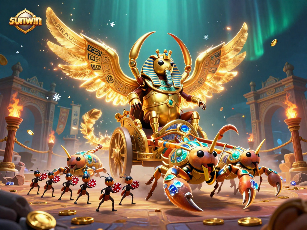 Engage strategy and excitement with sunwin's vibrant gaming atmosphere illustrated in a captivating 3D scene.