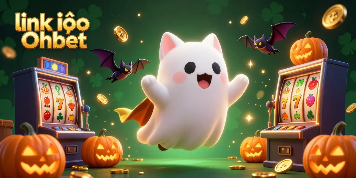 Experience thrilling wins with link vào Oxbet at a spooky casino, featuring lucky charms and vibrant animation.