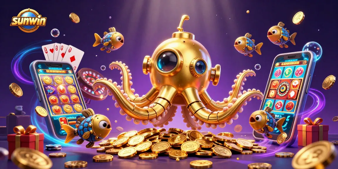 sunwin immerses players in an exciting casino adventure with golden kraken and dynamic gaming elements