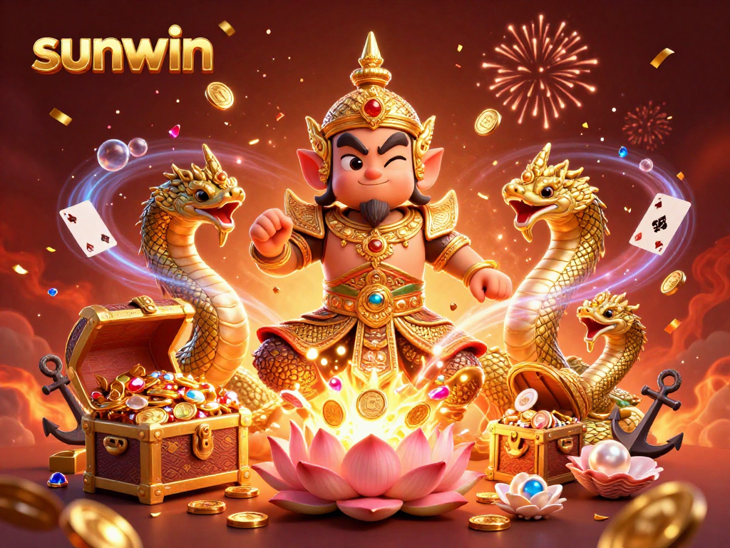 Join the fun at sunwin, where players dive into an exciting adventure with golden treasures and magical casino elements.