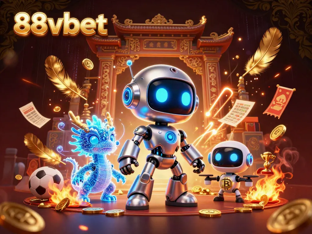 Experience thrilling sports betting with the vibrant 88vbet scene showcasing dynamic elements and characters.