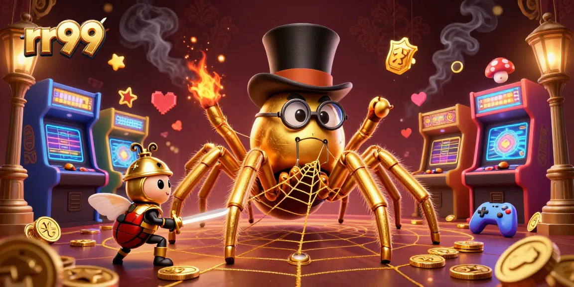 Experience thrilling gameplay at rr99, brought to life by colorful arcade machines and captivating characters.
