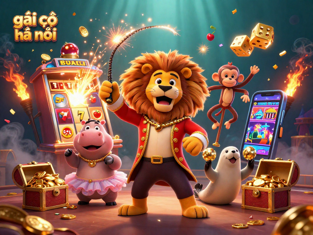 Engage with the vibrant world of gái gọi hà nội through dynamic casino-themed visuals filled with excitement.