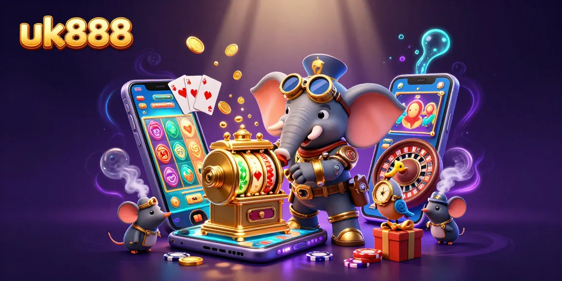 Engage with uk888 in a steampunk casino realm, winning big on thrilling slot machines!