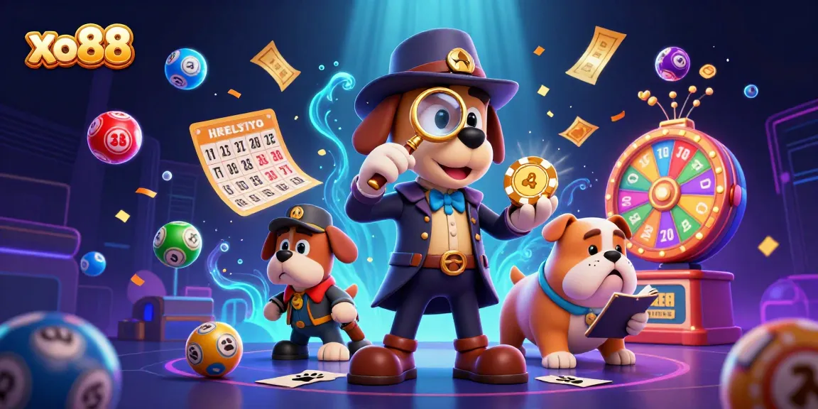 Join the thrilling hunt for treasure at xo88 with a detective bloodhound and bulldog at the casino.