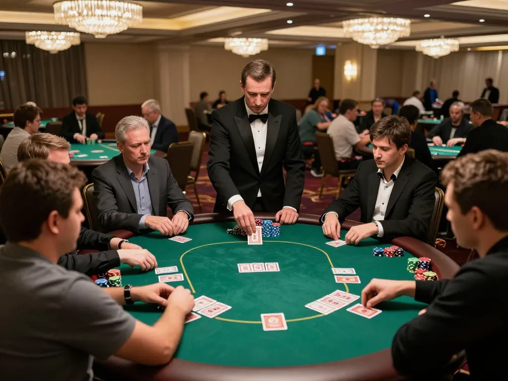 Ultimate poker strategy moments with players engaging intensely at the keonhacaii tournament table.