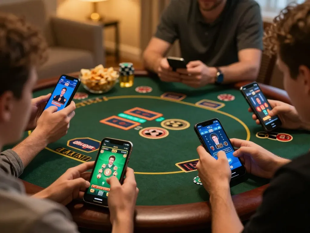 Players enjoying exciting games on the 8day mobile app, showcasing online casino fun.