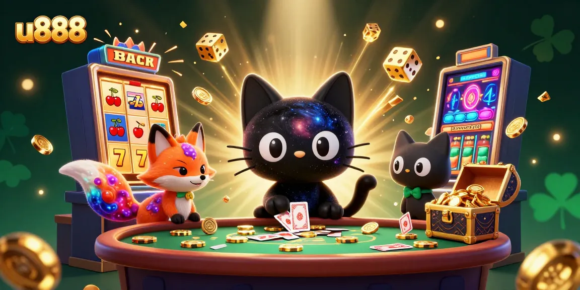 Win big at u888 with vibrant cosmic casino characters and thrilling gambling action.